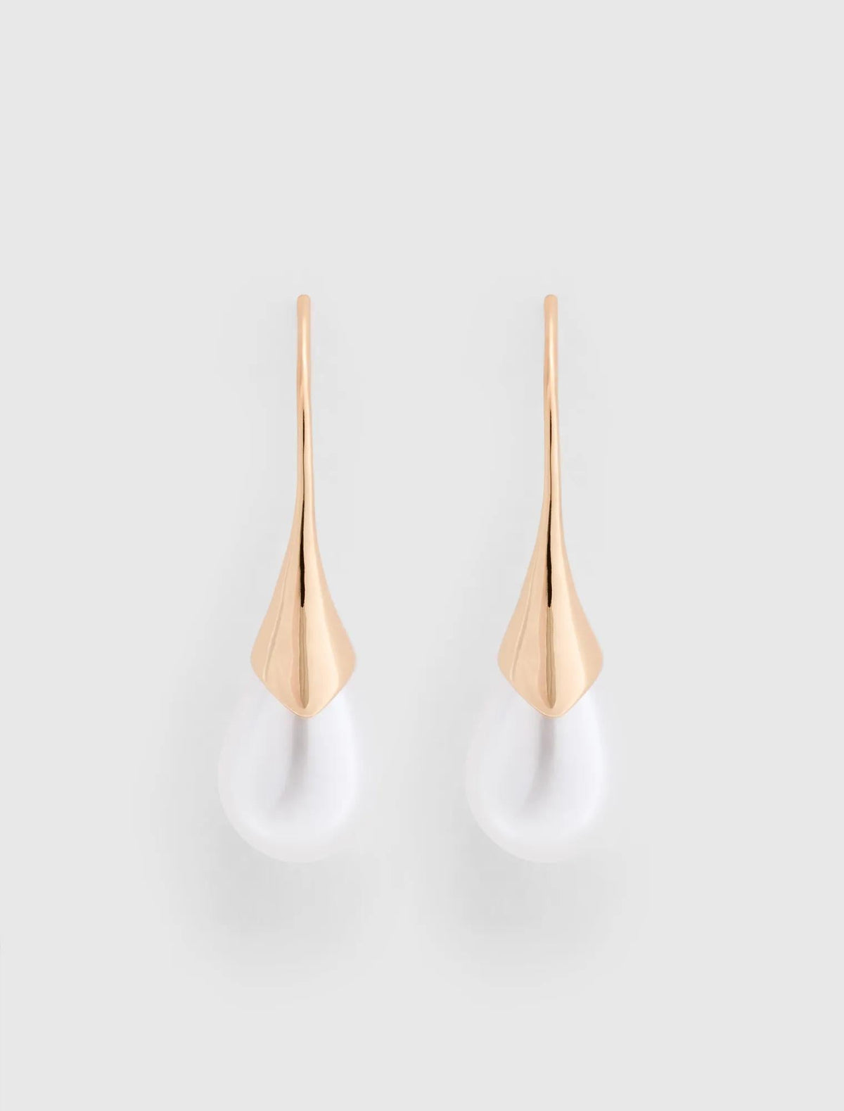 Poppy Pearl Droplet Earring Pearl/Gold