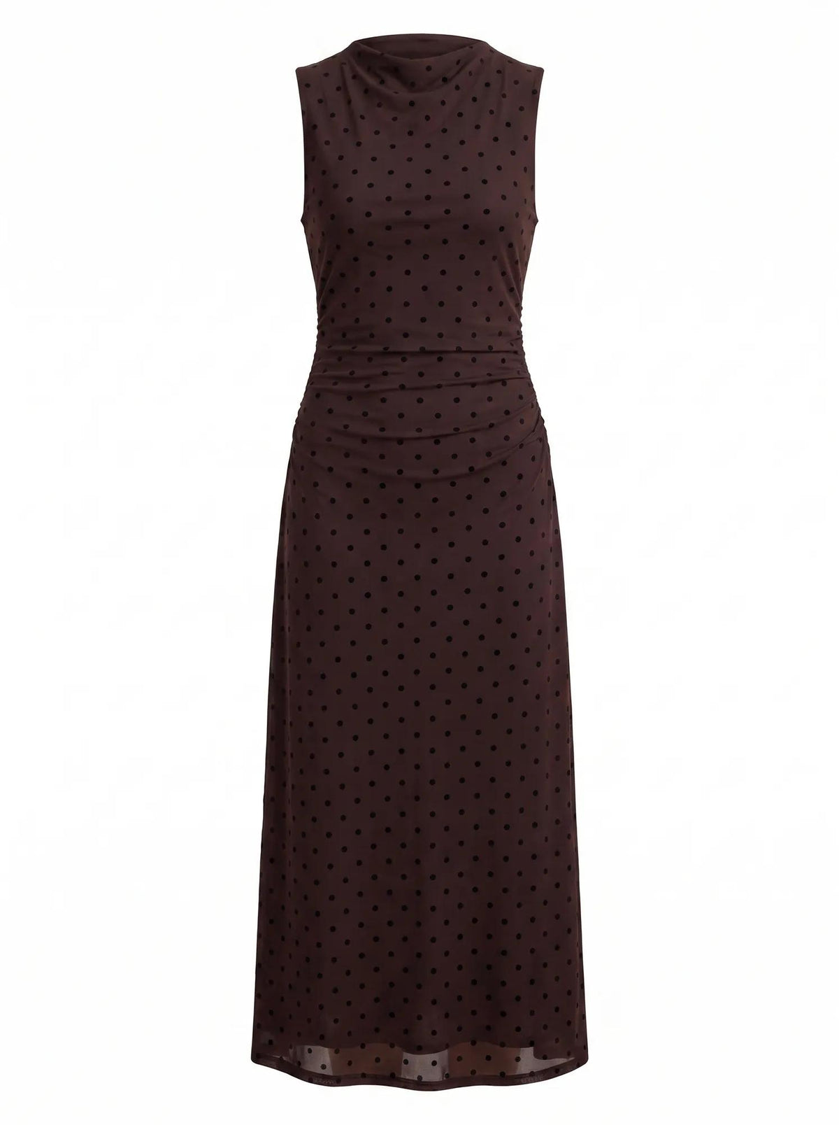 Allegra Spot Mesh Midi Dress_mannequin