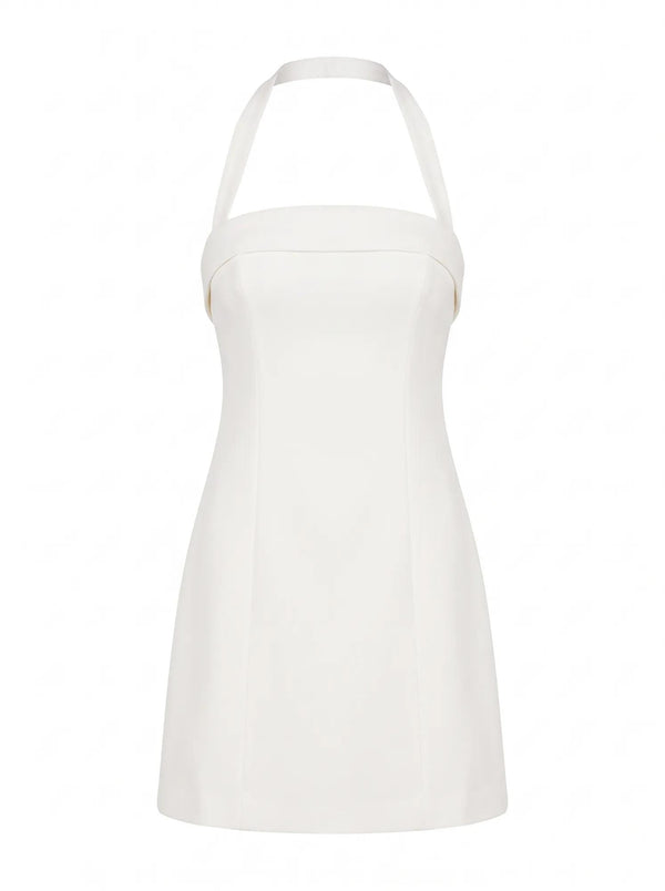 Shelly Halter Mini Dress Porcelain_mannequin