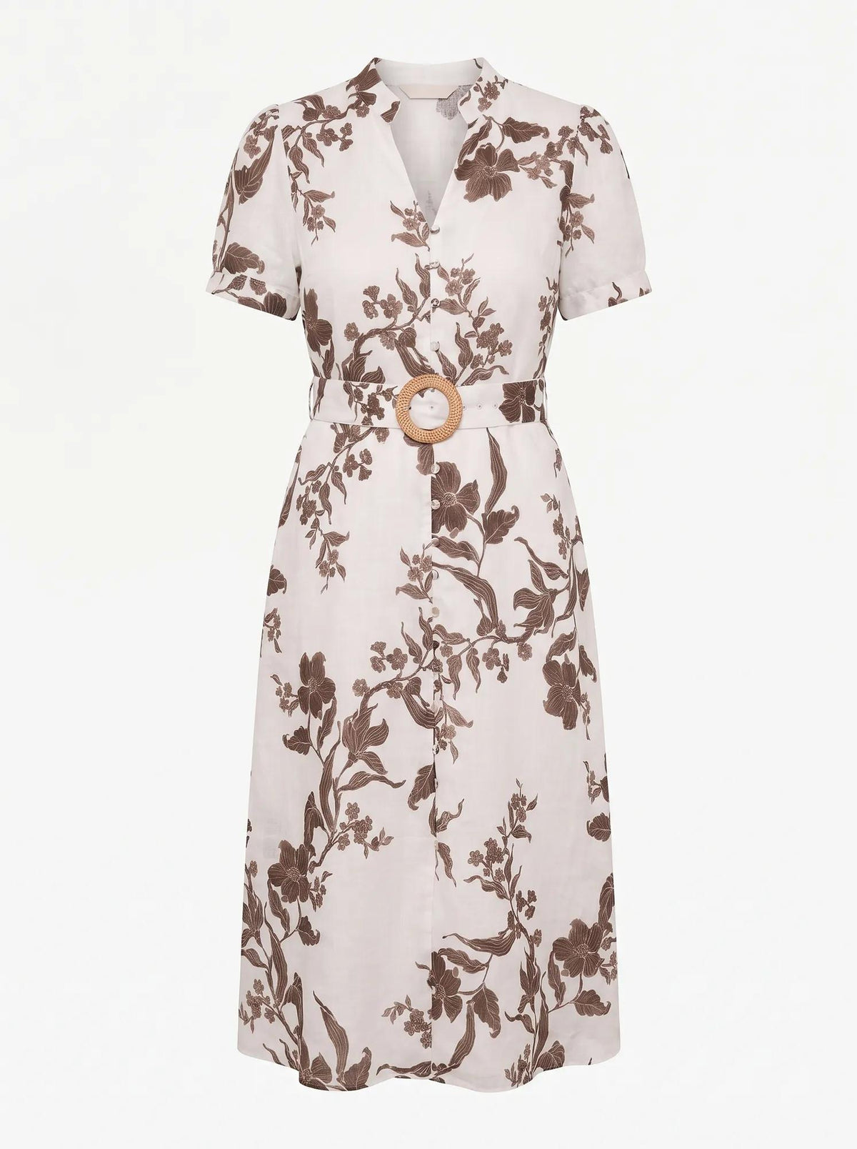 Bree Curve Shirt Midi Dress Light Mei Floral_mannequin