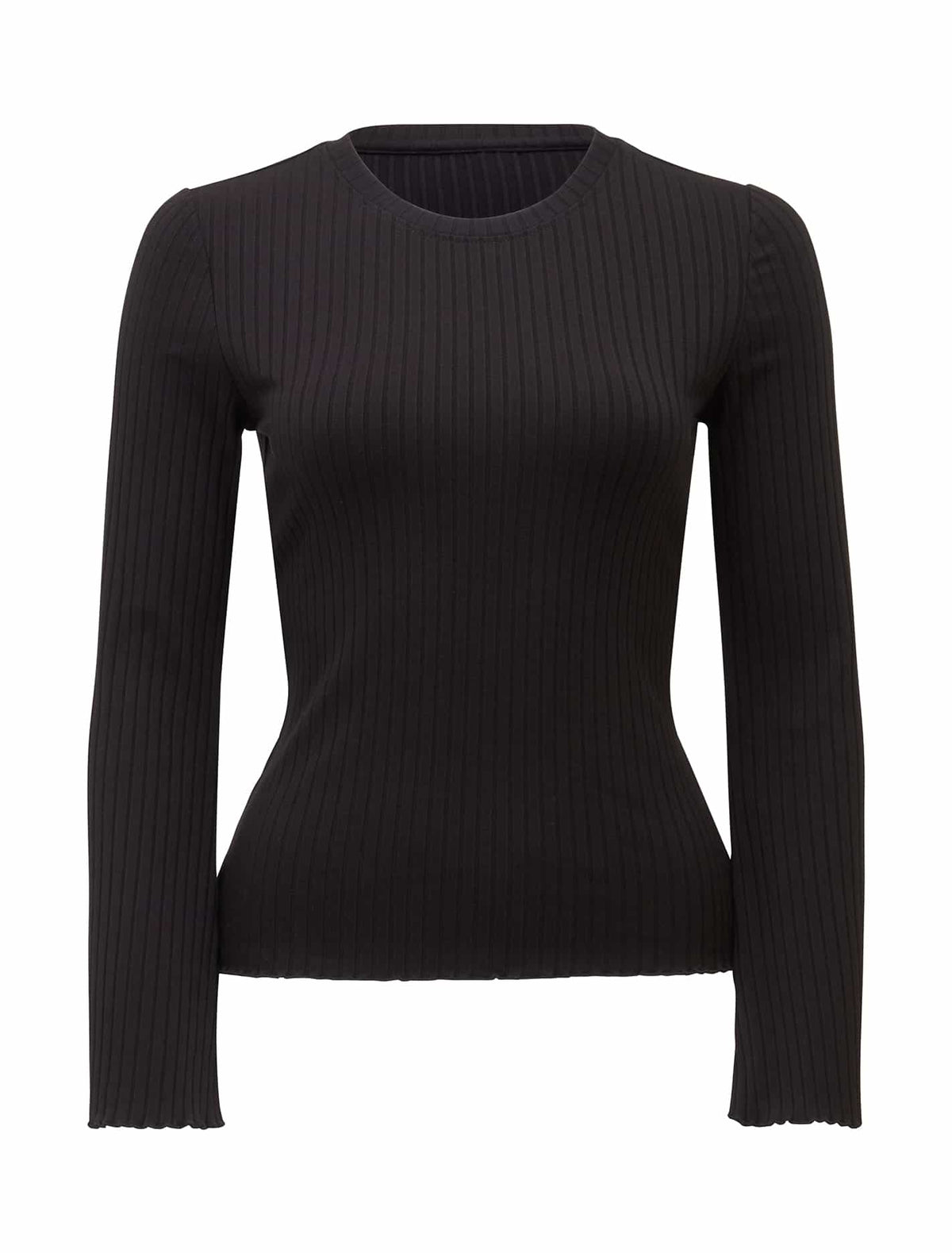 Sofia Flare Sleeve Top Black_mannequin