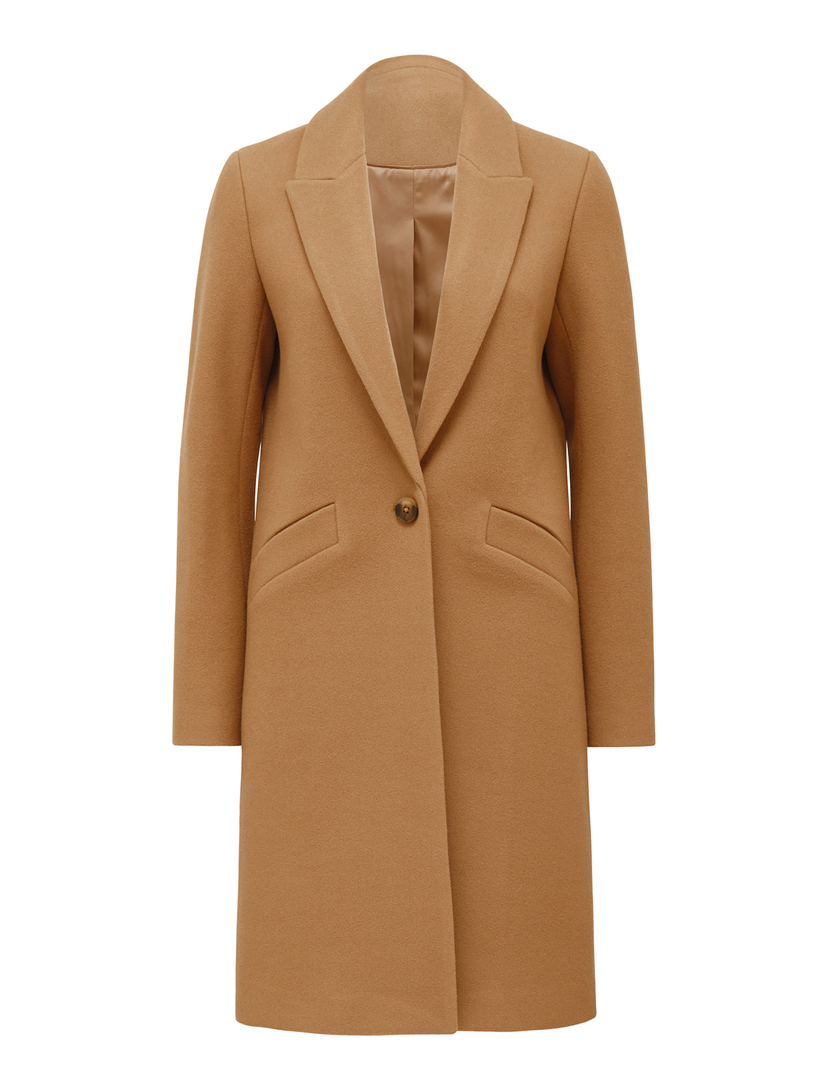 Bonnie Longline Coatigan Toasted Almond_mannequin