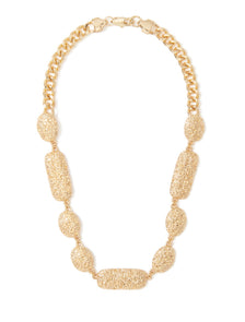 Signature Brielle Textured Necklace Gold_mannequin