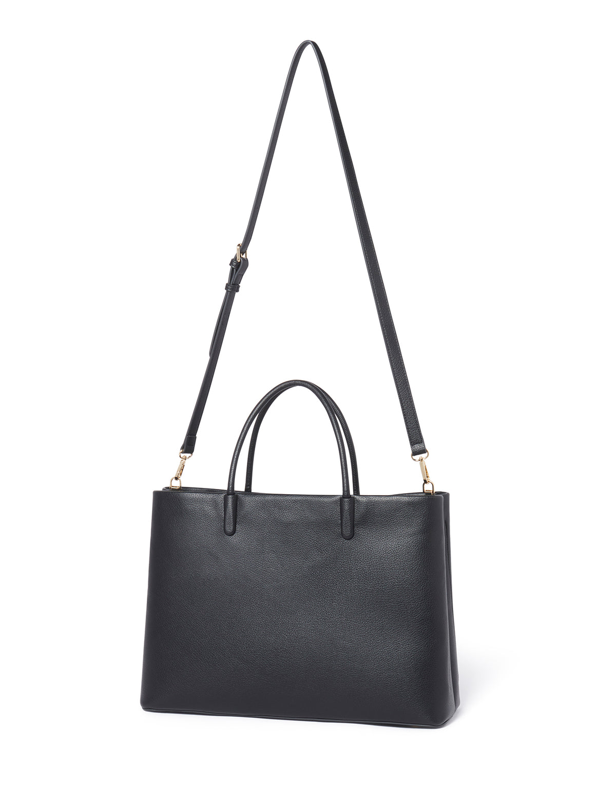 Romy Refined Laptop Bag Black_mannequin