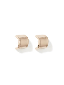 Candi Curve Thick Hoop Gold_mannequin