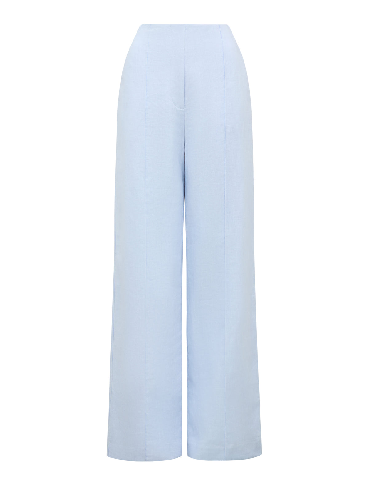 Posey Linen Wide Leg Pants Blue Set_mannequin