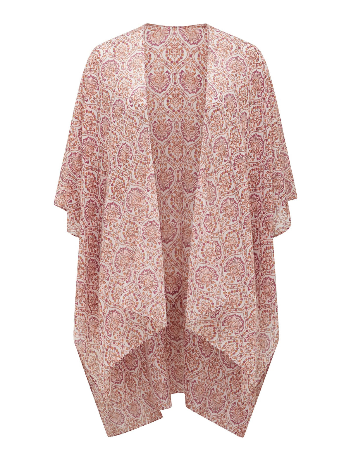 Lora Summer Kaftan Red Geo_mannequin