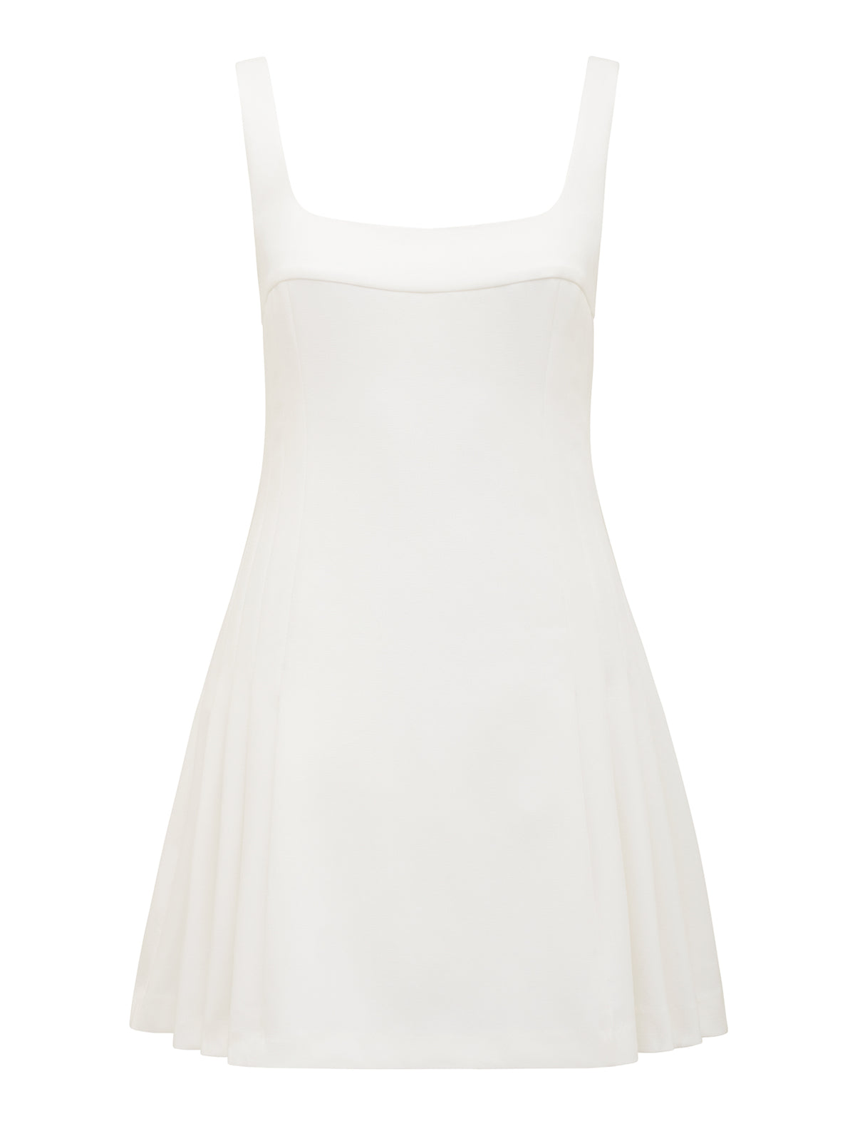 Tanya Pleated Mini Dress Porcelain Co-Ord_mannequin