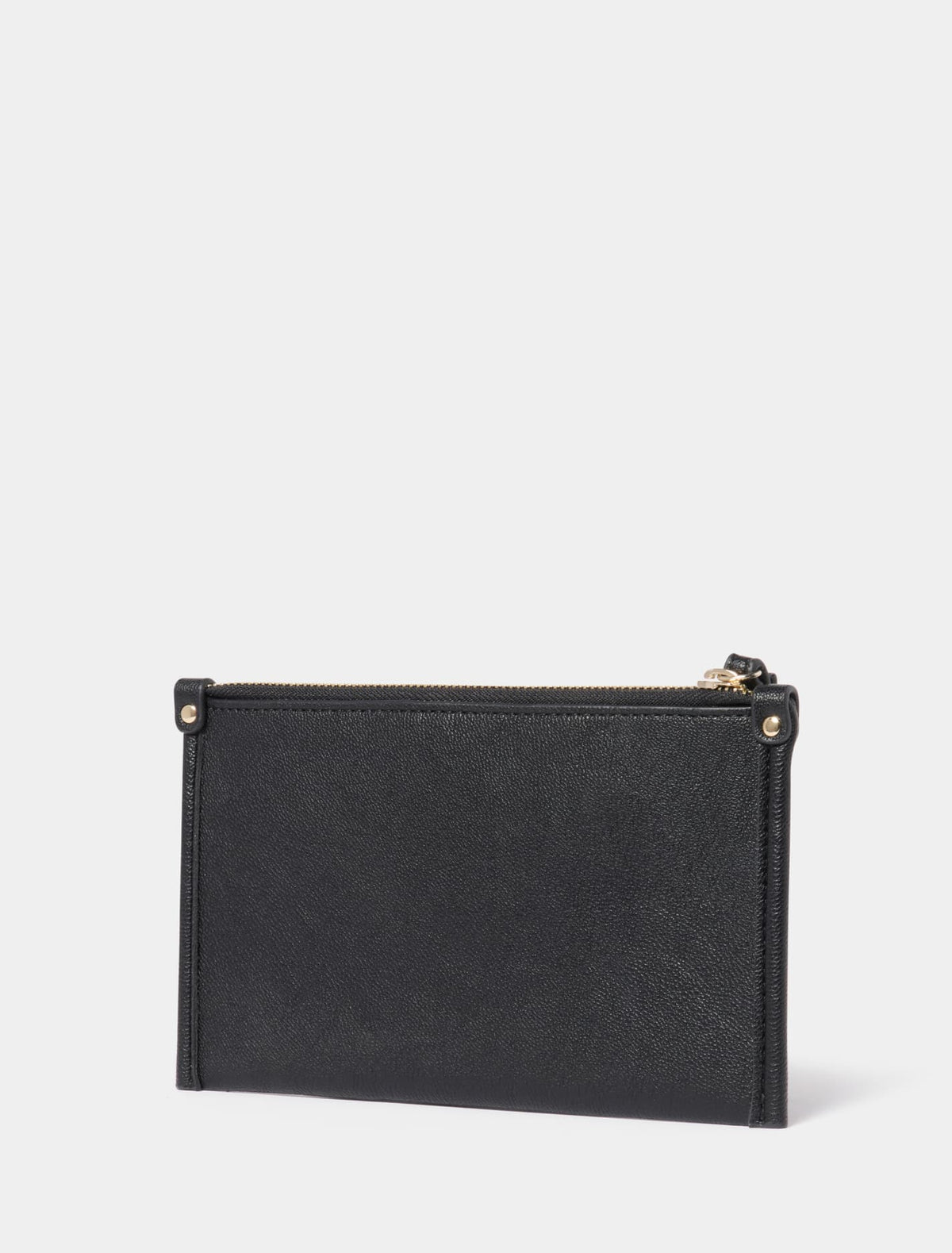 Alannah Logo Wristlet Wallet Black_mannequin