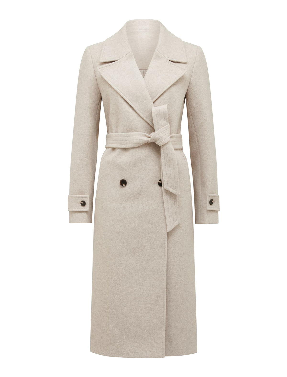 Cara Double Breasted Wrap Coat Mink Marle_mannequin