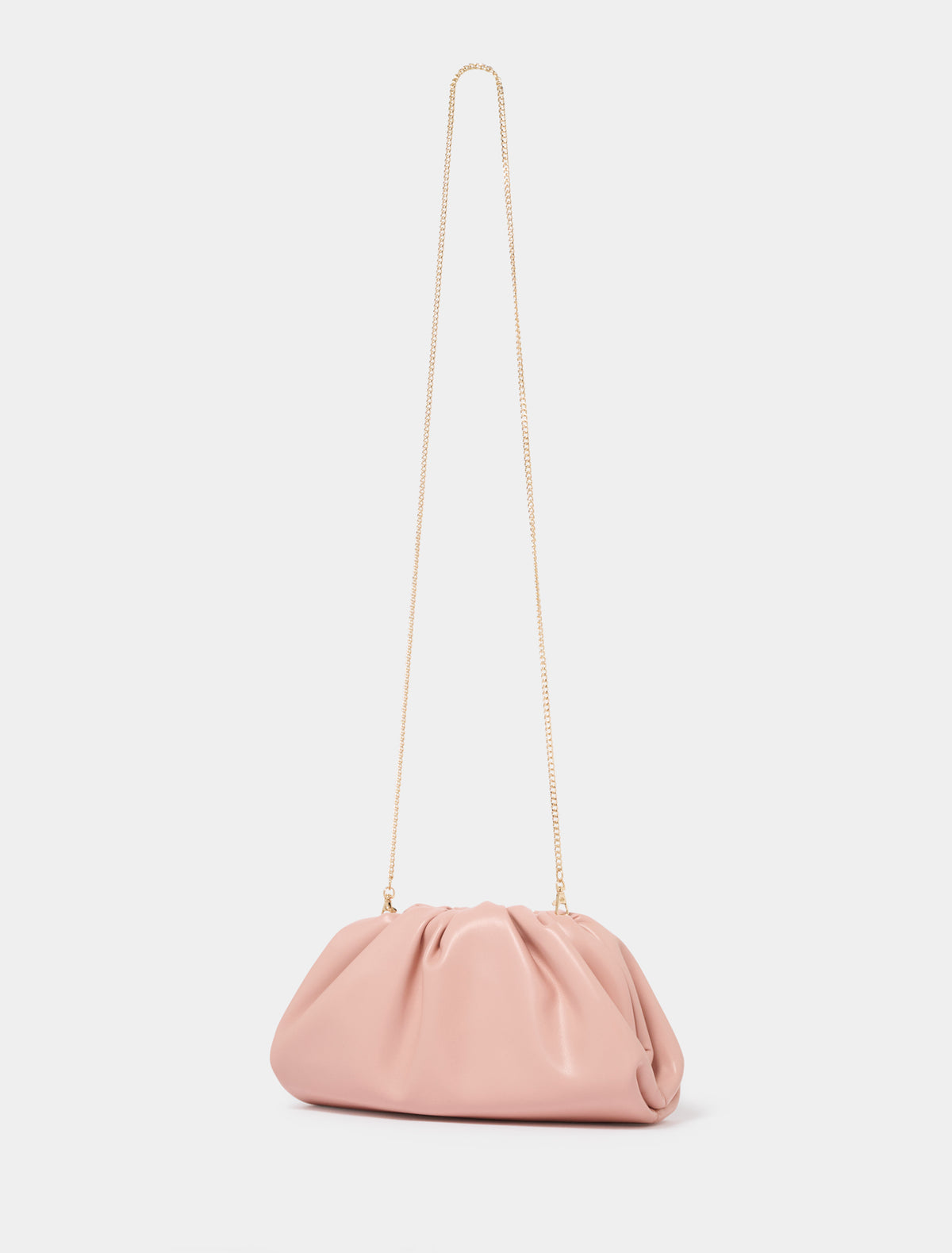 Zayla Soft Clutch Pink_mannequin