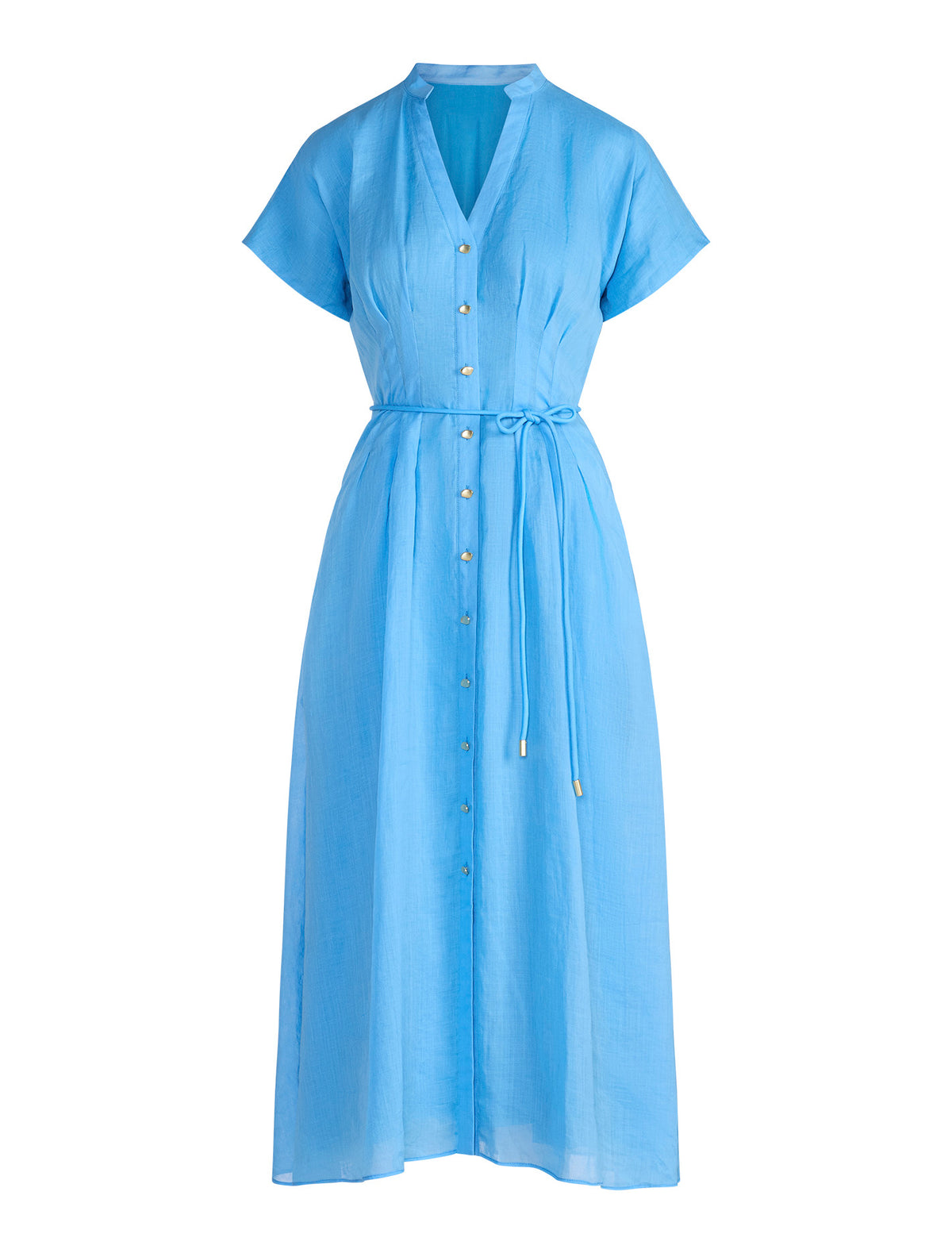 Jemma Shirt Midi Dress Bluebird_mannequin