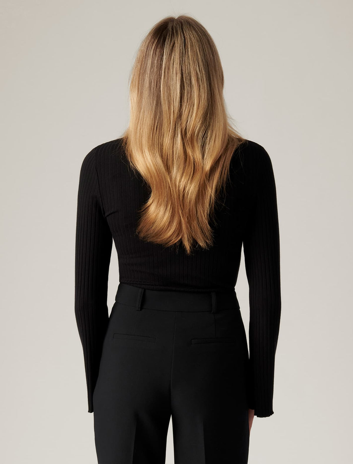 Sofia Flare Sleeve Top Black