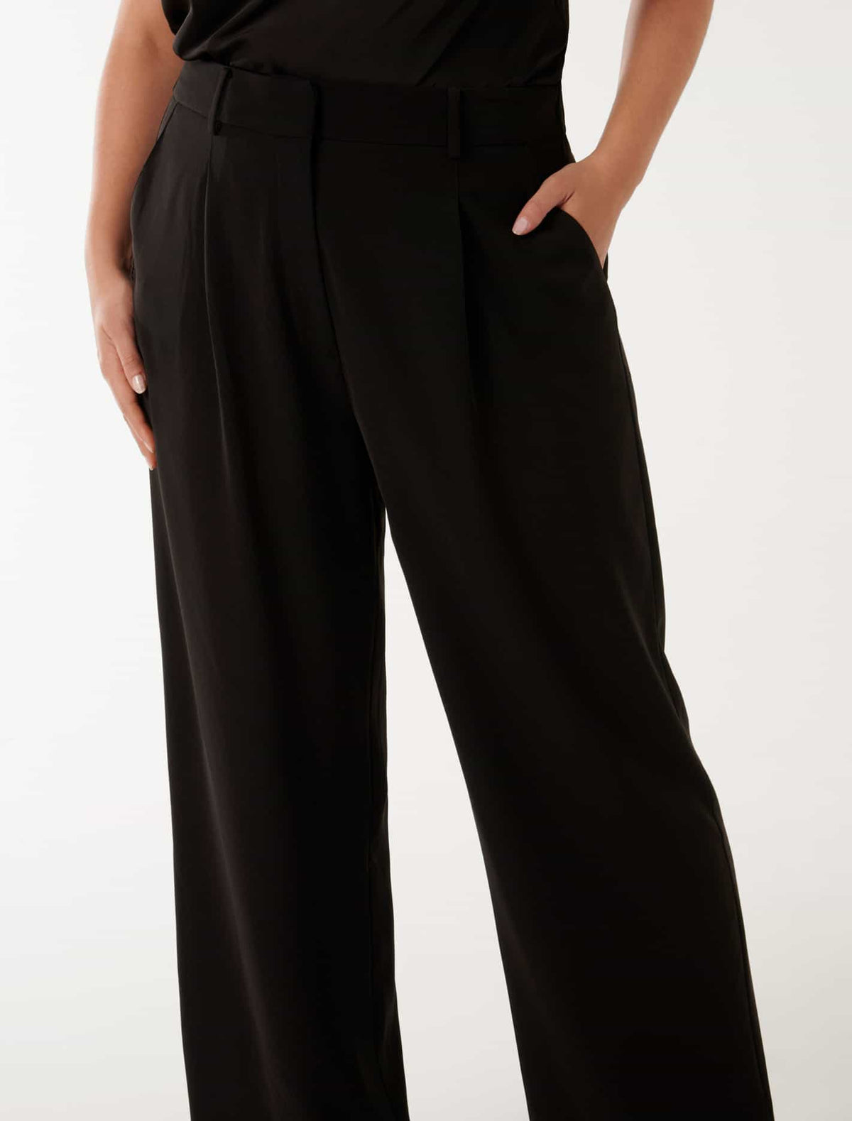 Primrose Curve High Waisted Pants Black