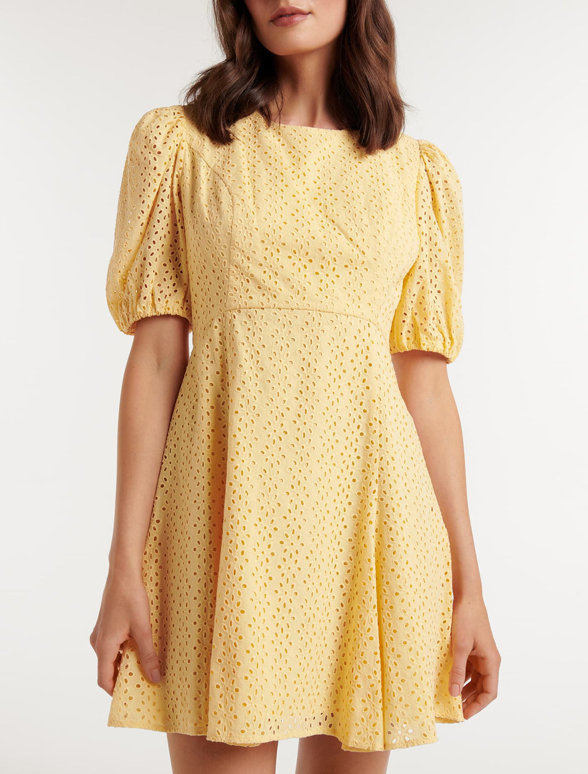 Jenny Broderie Mini Dress Impala