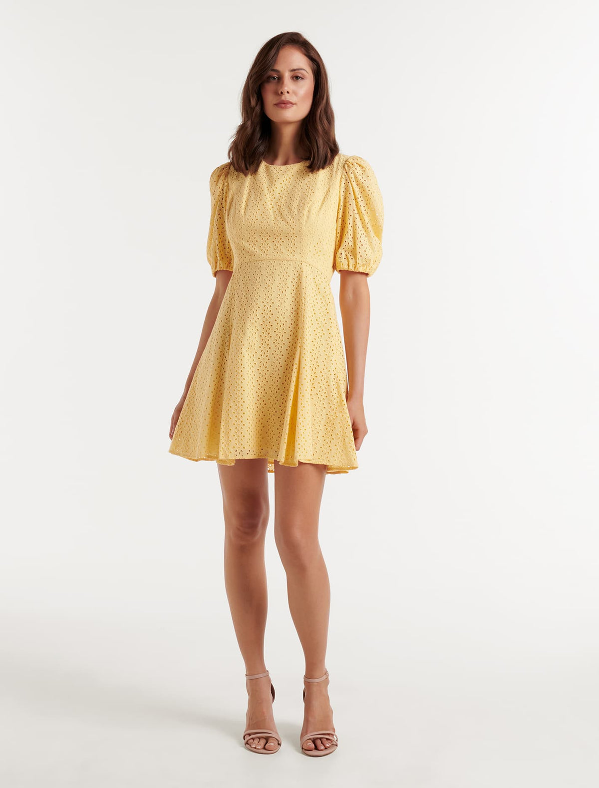 Jenny Broderie Mini Dress Impala