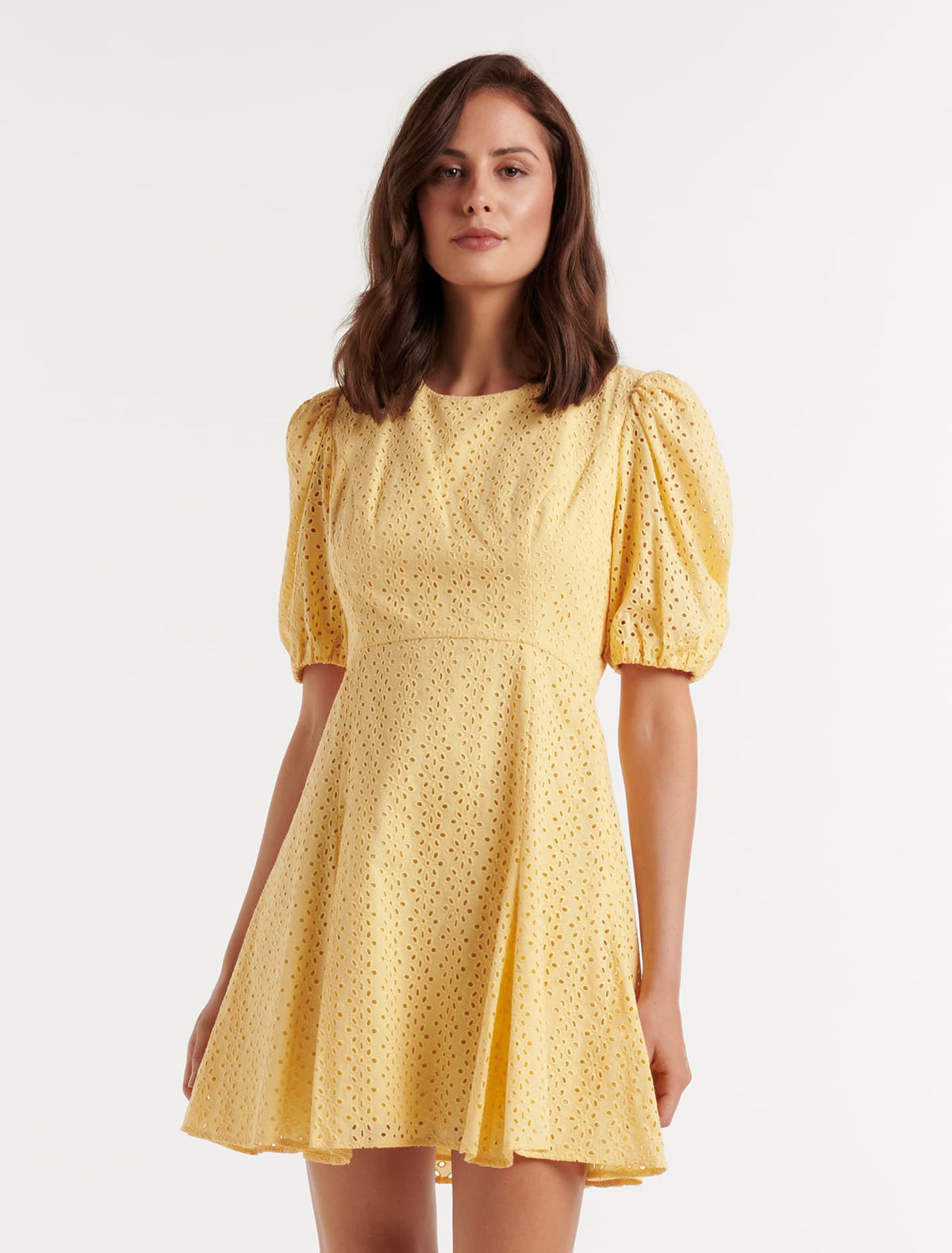 Jenny Broderie Mini Dress Impala