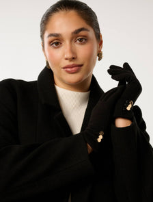 Bernie Button Glove Black