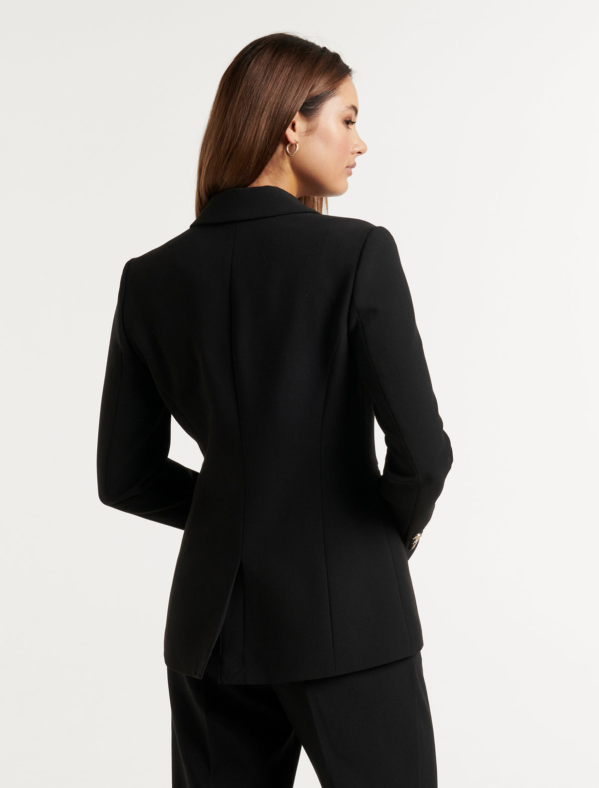 Chloe Military Blazer Black
