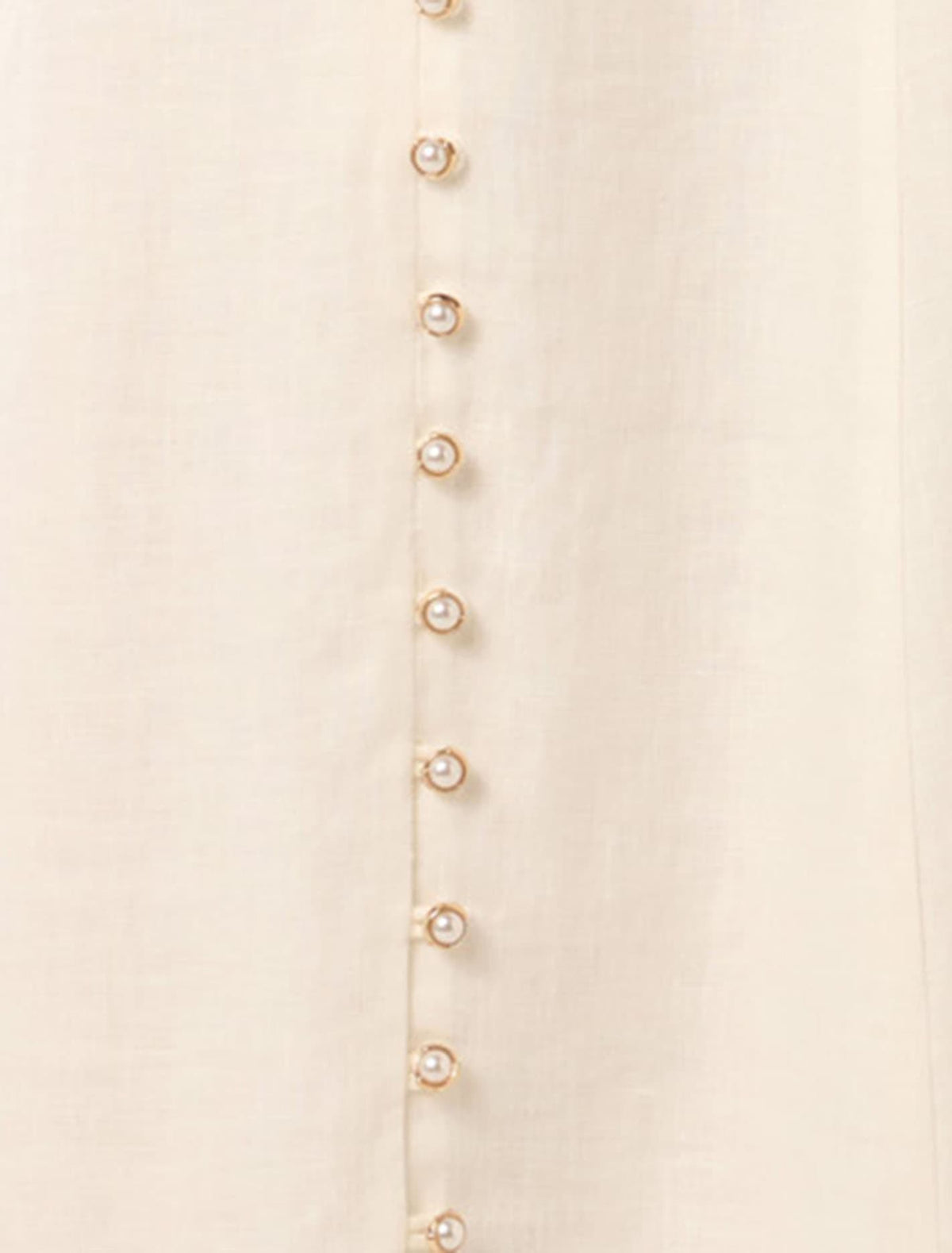 Allegra Lace Detail Midi Ivory