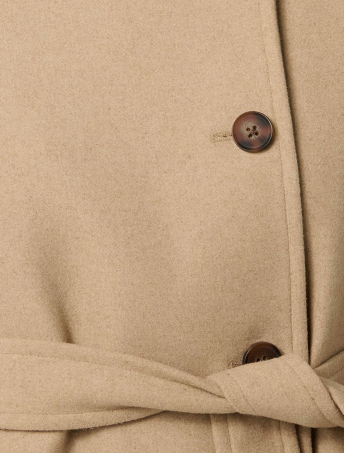Shaylah Hooded Coat Soft Camel