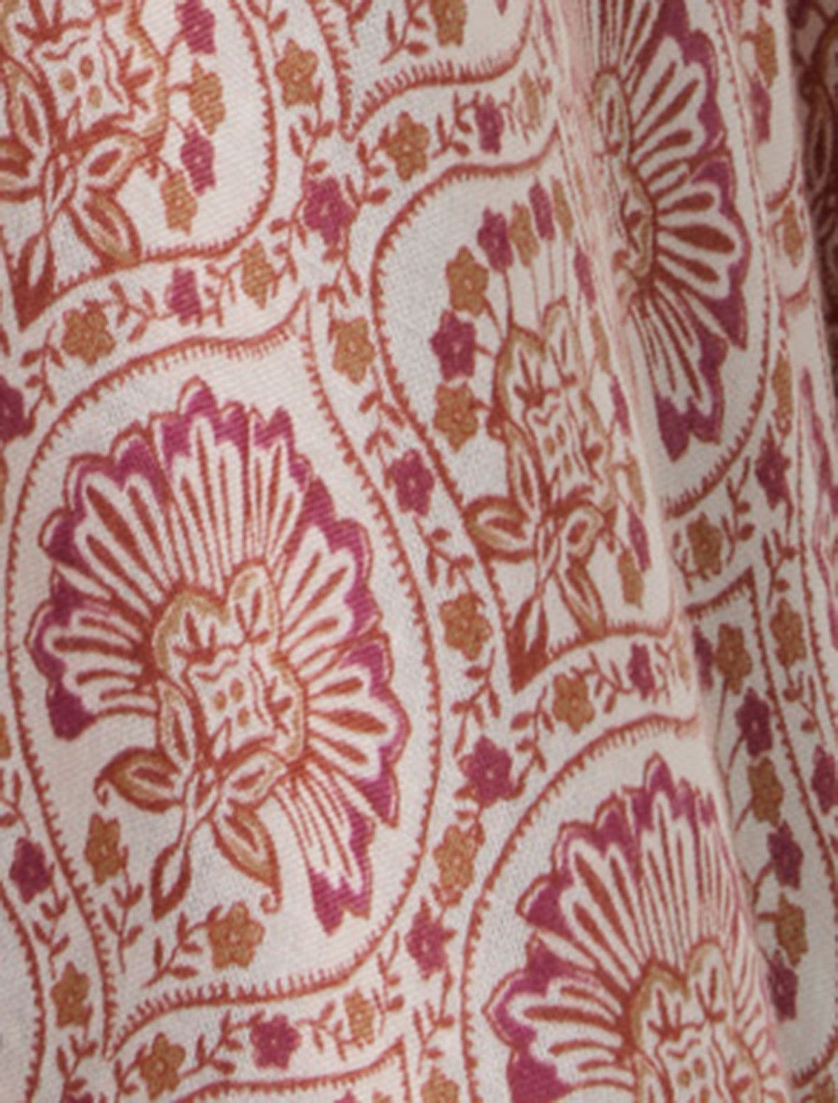 Lora Summer Kaftan Red Geo