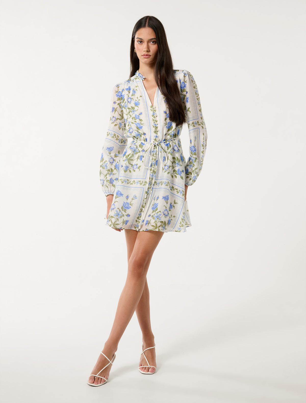 Tamila Printed Skater Mini Bellview Floral