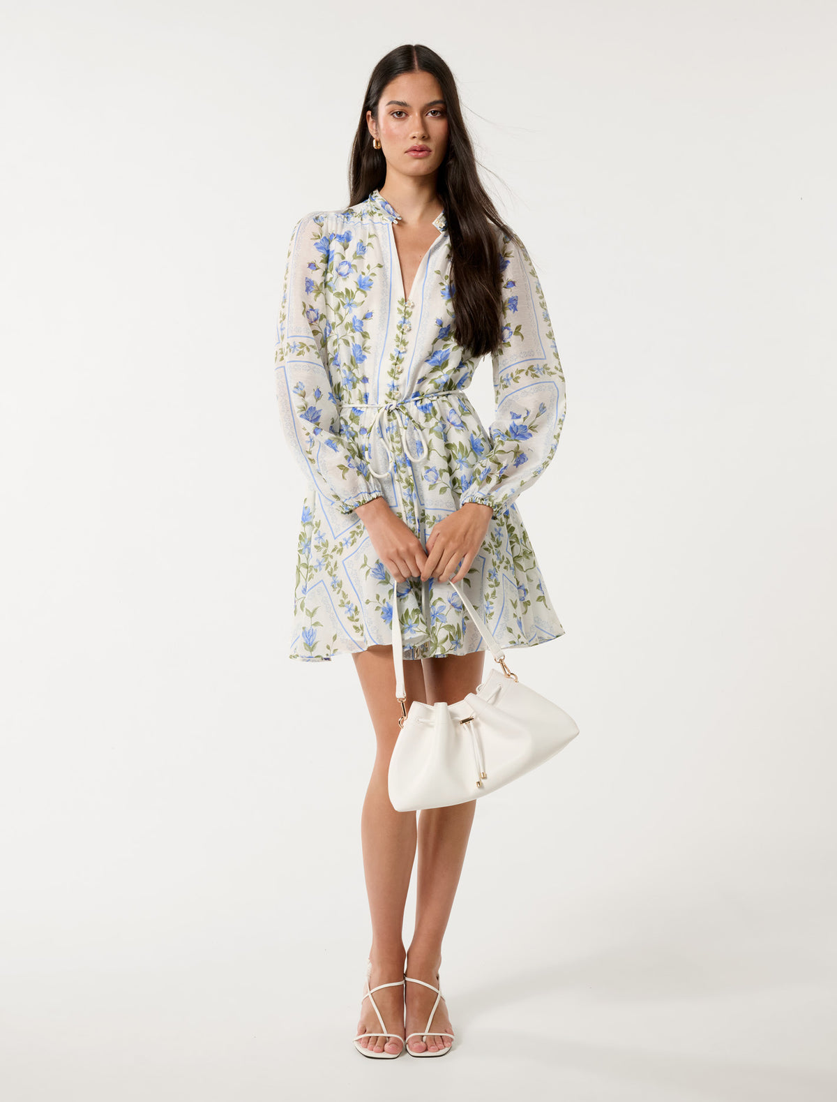 Tamila Printed Skater Mini Bellview Floral