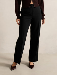 Fiora Straight Leg Pants Black