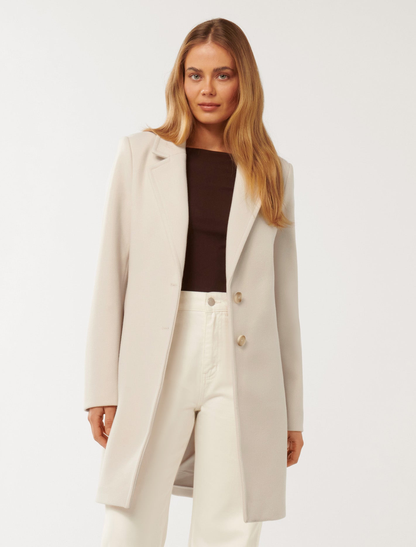 Black coat forever new shop