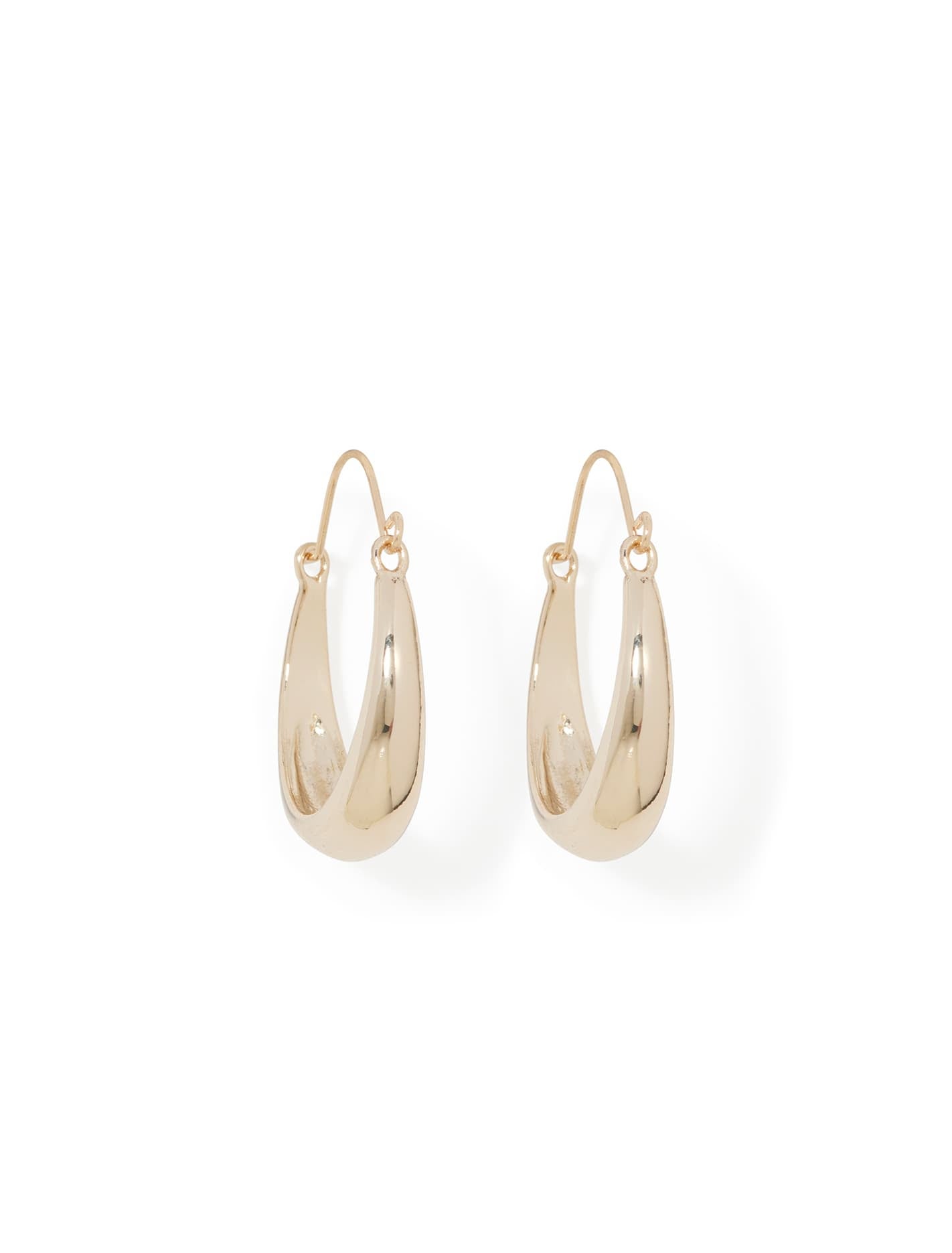 Luna Hollow Hoop Earrings