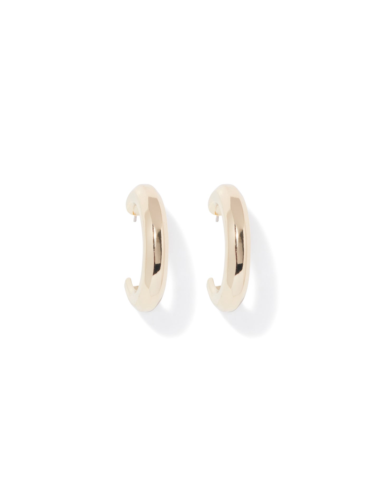 Opal Chunky Hoop Earrings