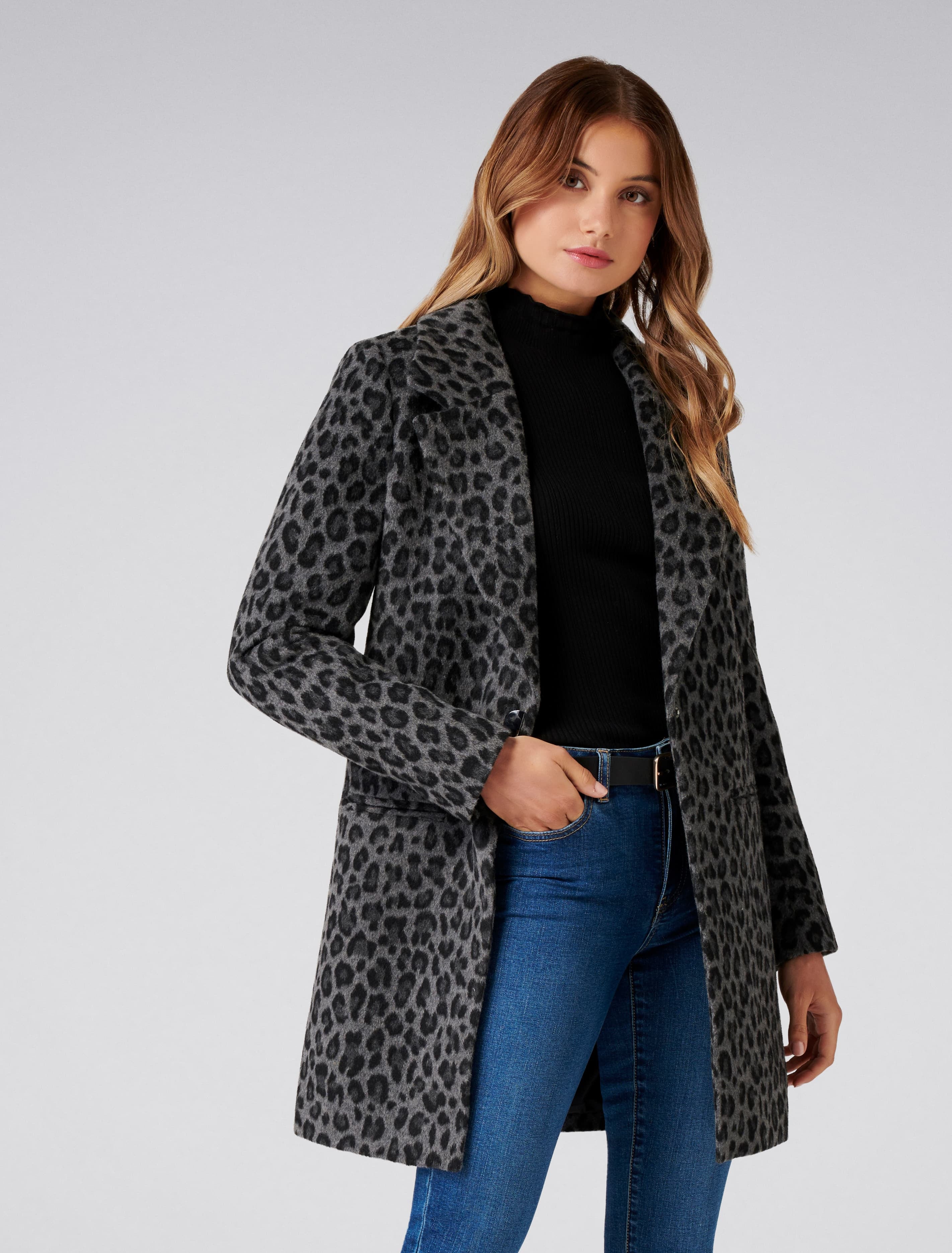 Leopard print jacket forever new online