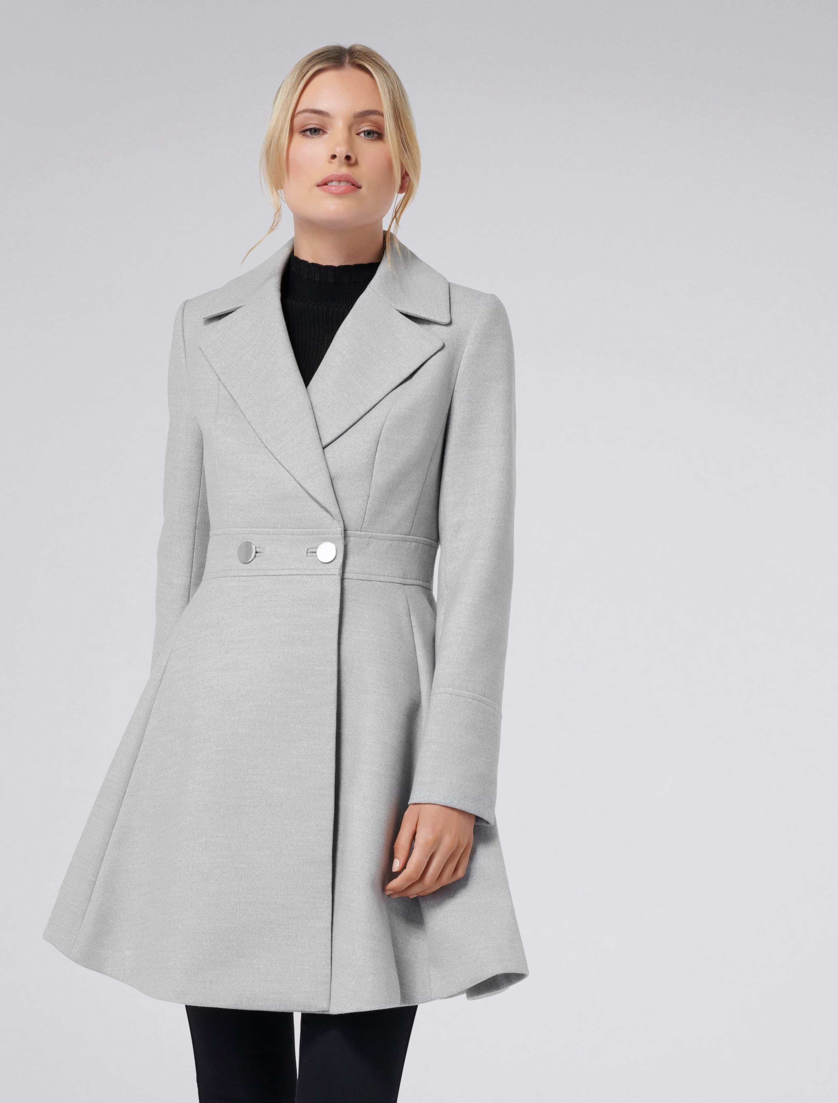 Athena Fit and Flare Coat - Women's Fashion | Forever New