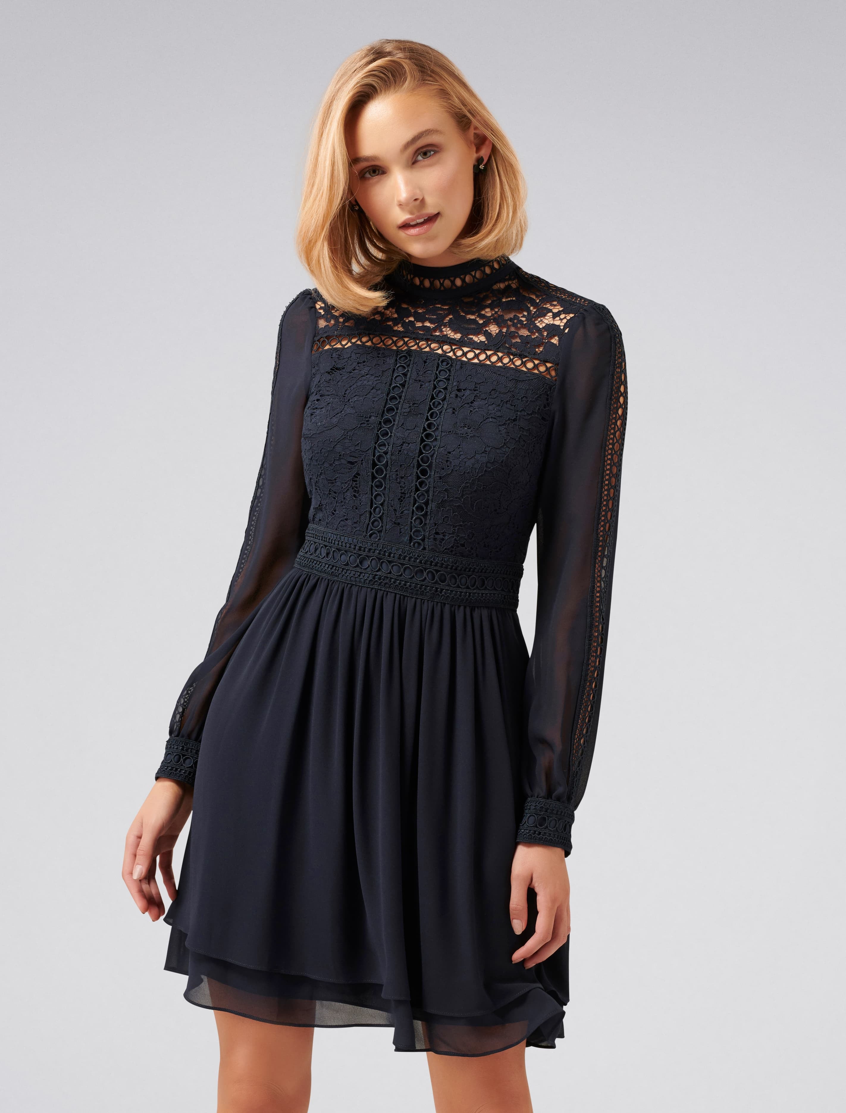Laurina Lace Skater Dress Women s Fashion Forever New