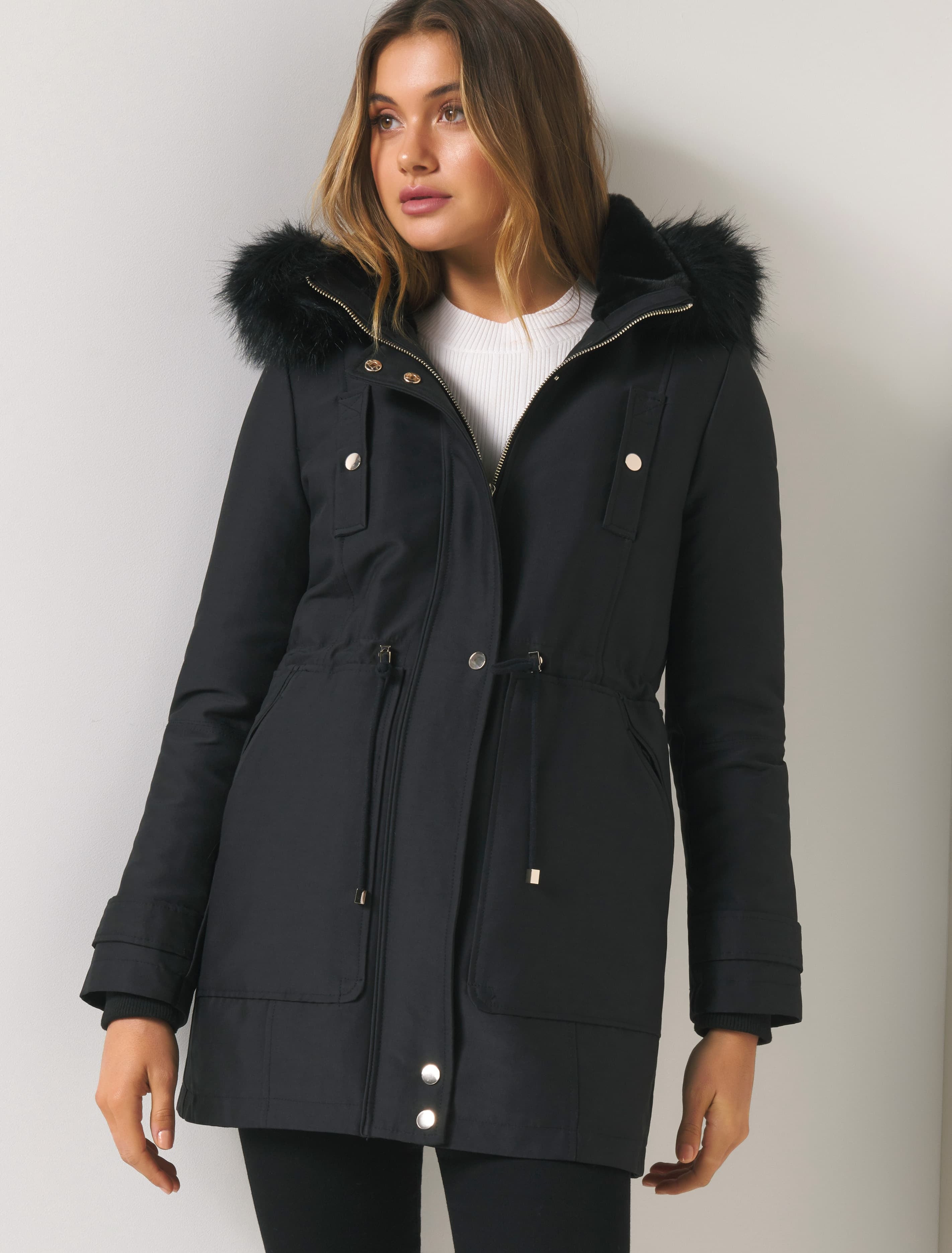 Forever new black coat shop