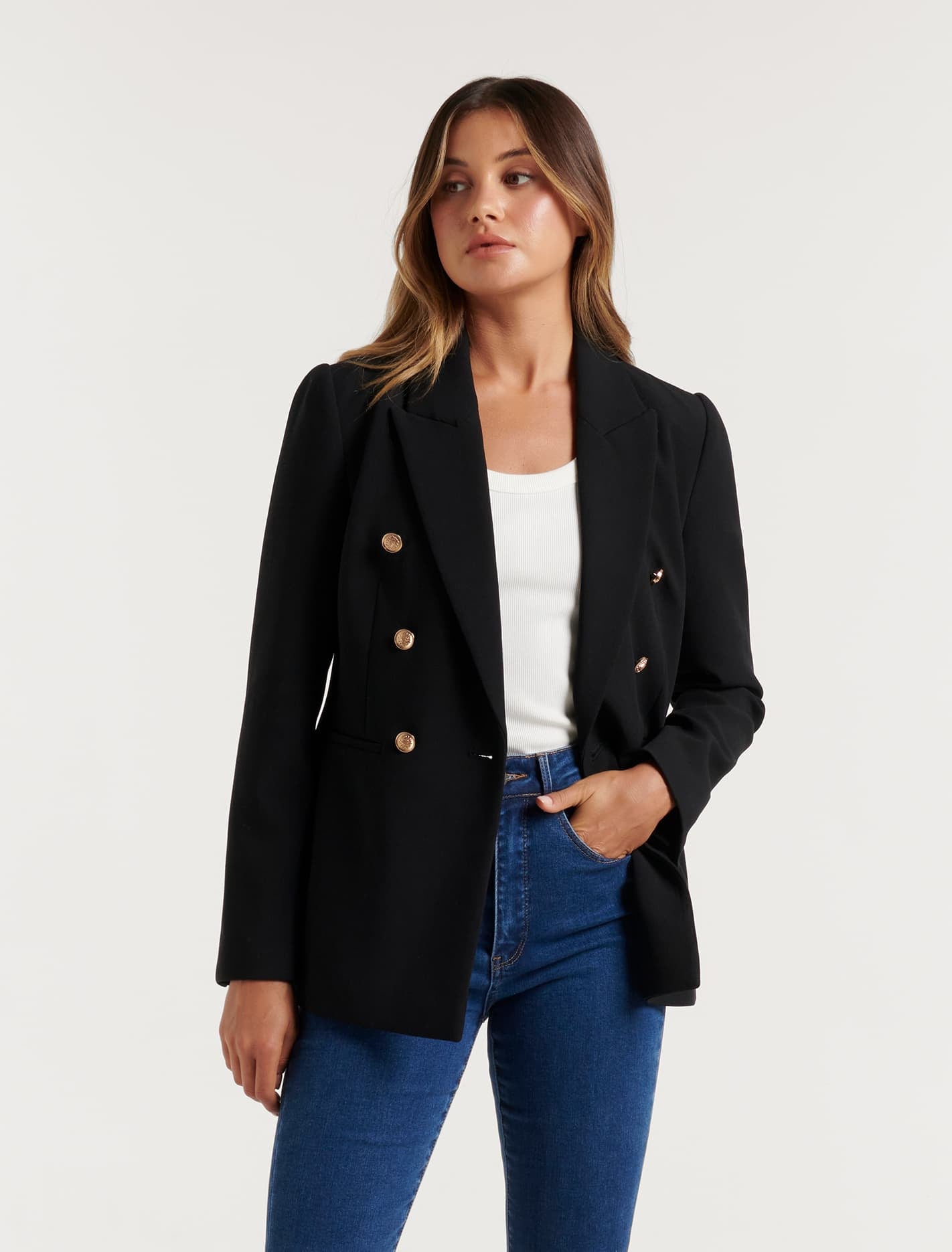 Milly Button Blazer