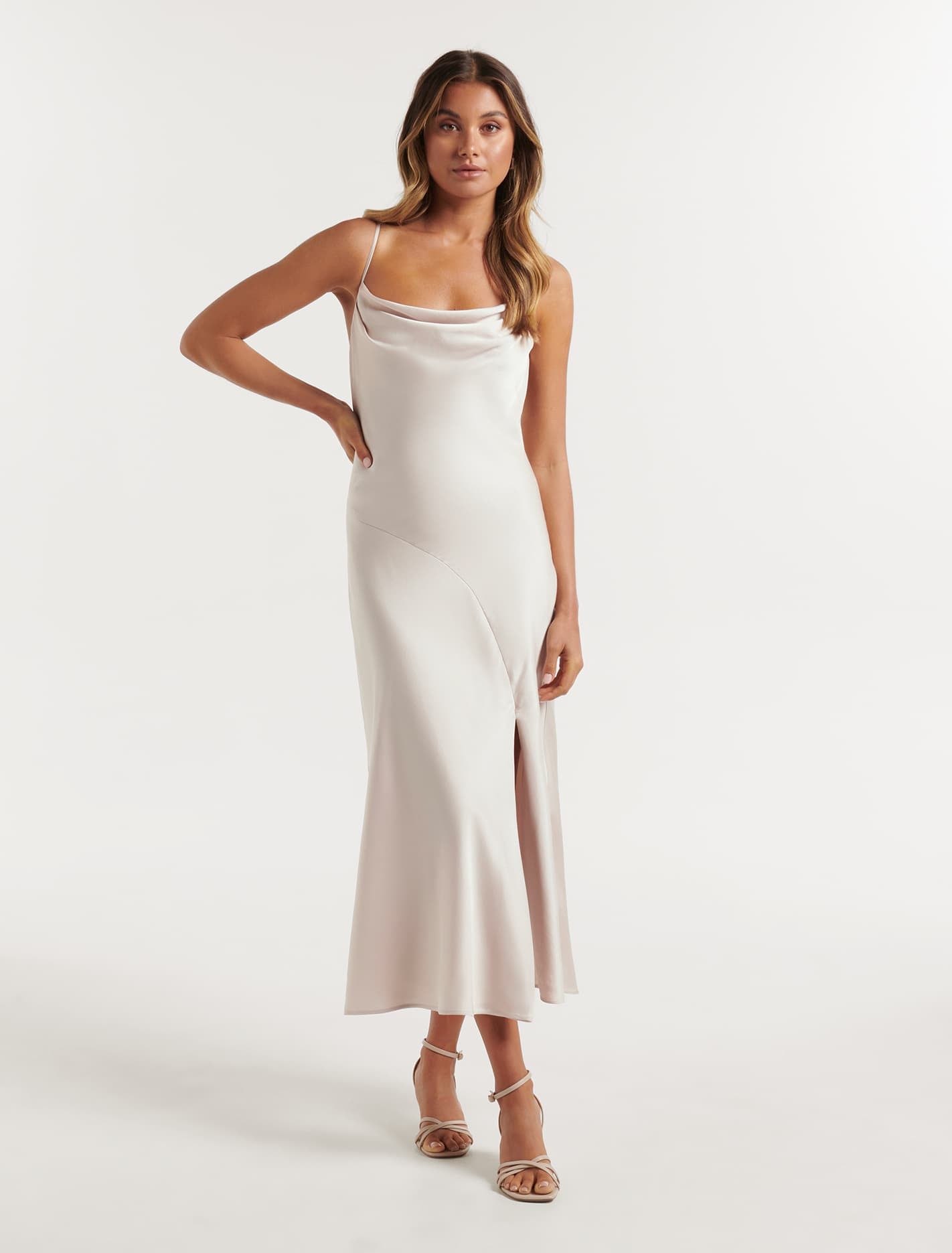Forever new satin best sale dress