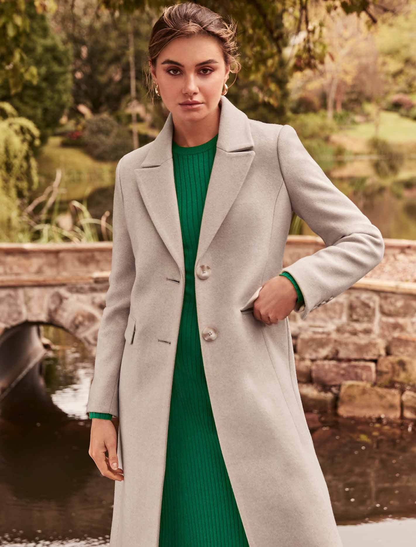 Forever new on sale longline coat