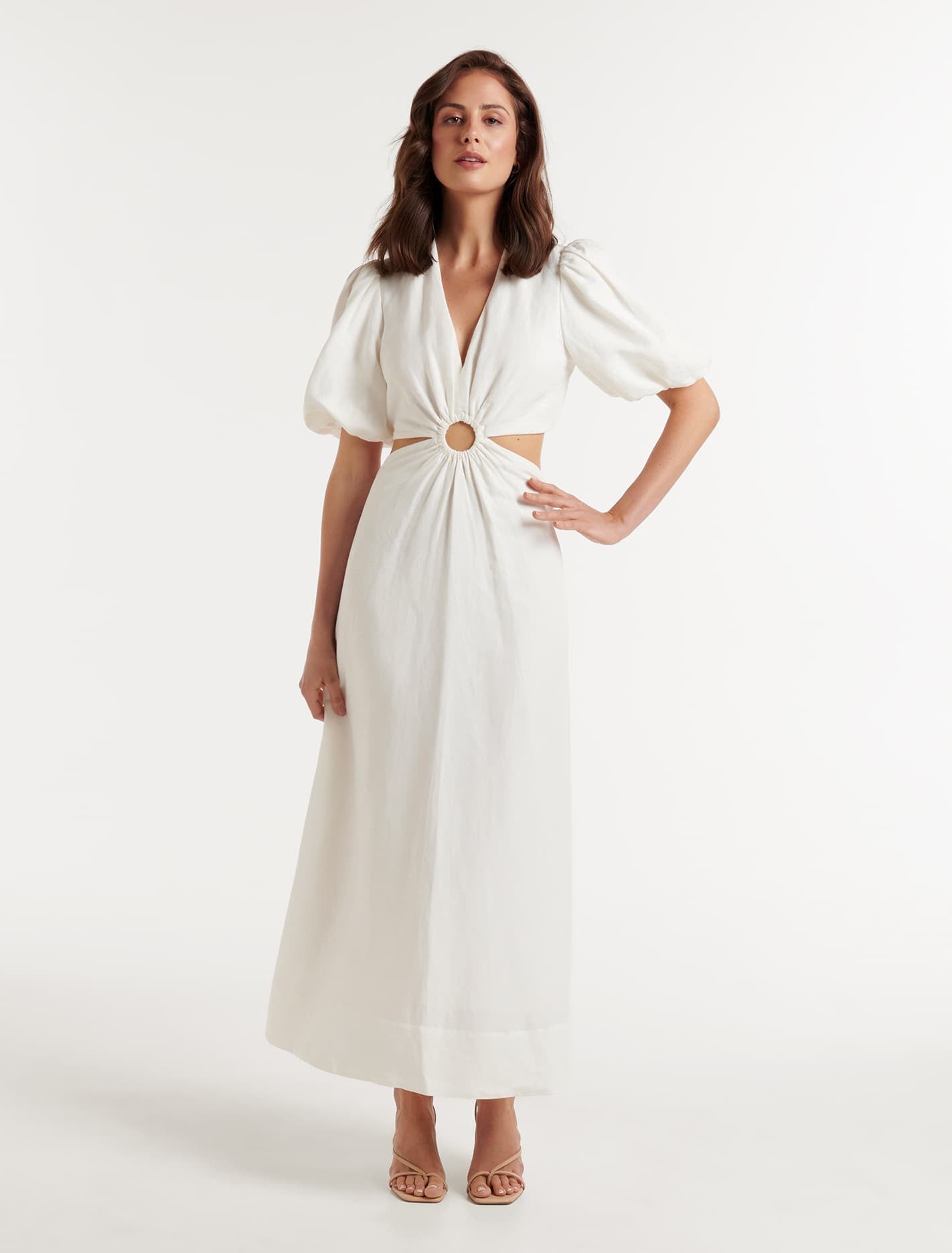 Rosie Ring Cut Out Midi Dress - Women's Fashion | Forever New Rosie Ring Cut Out Midi Dress - Women's Fashion | Forever New