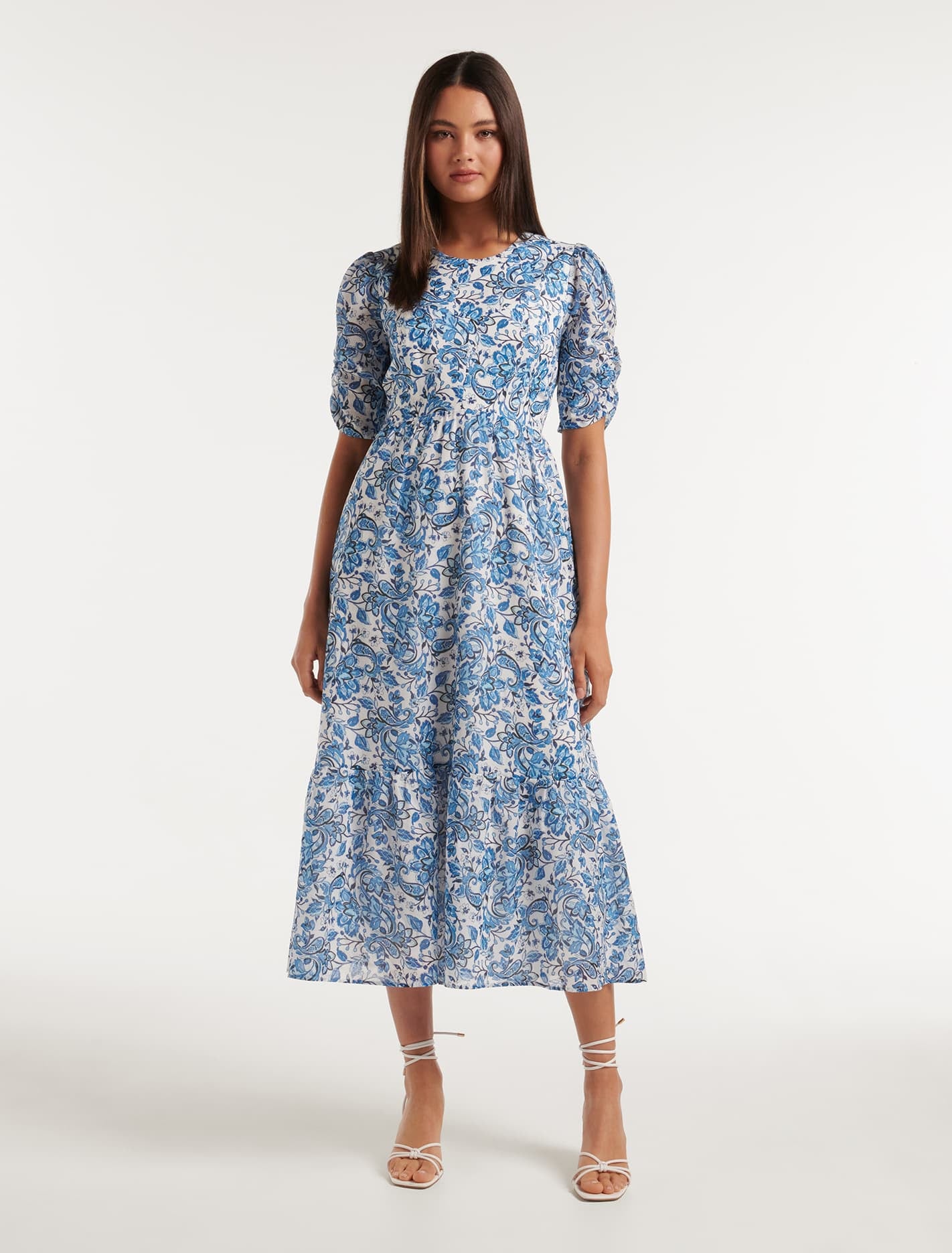 Jacqueline Panelled Bodice Midi Dress - Women's Fashion | Forever New