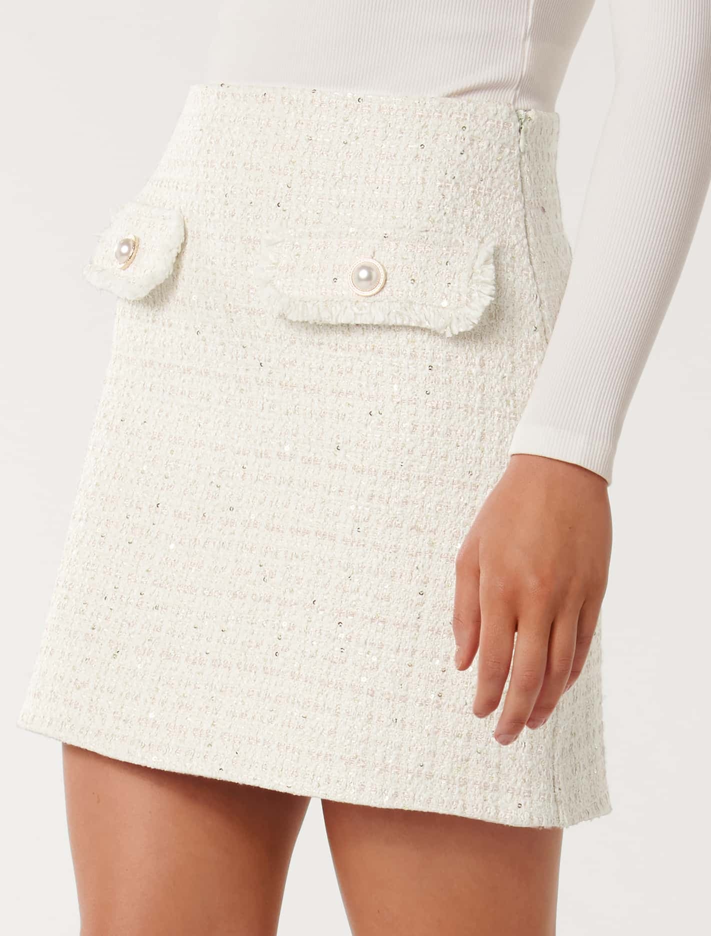 Tweed skirt forever new cheap