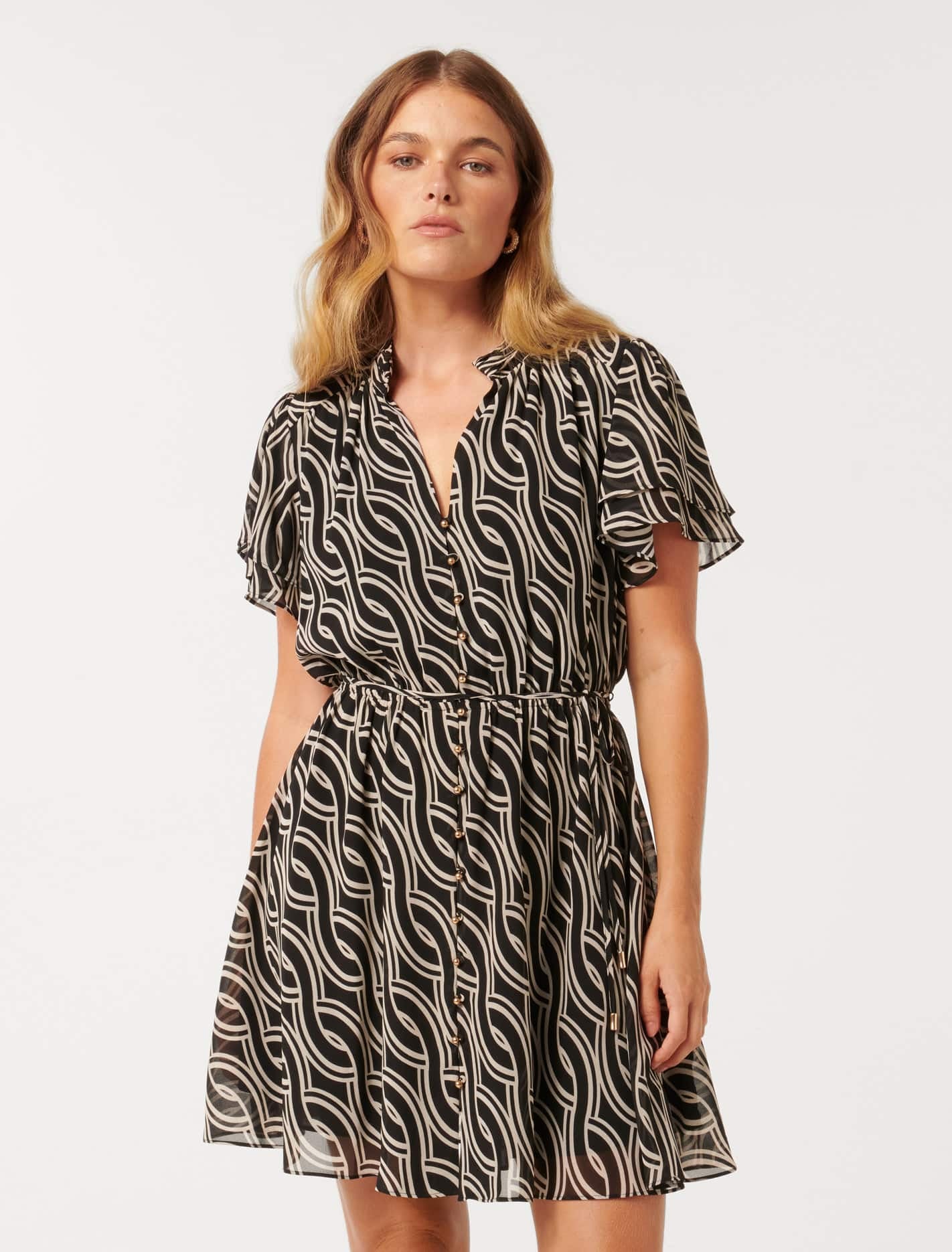 Maria Petite Skater Mini Dress - Women's Fashion | Forever New image.