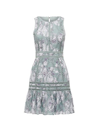 Blair Printed Broderie Dress