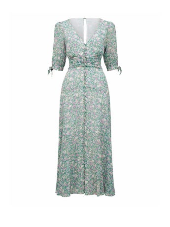 Sadie Tie-Detail Maxi Dress
