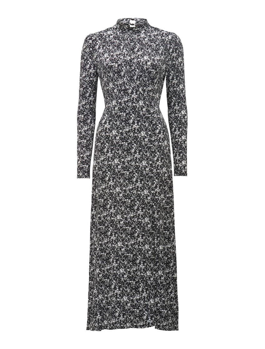 Dawson High-Neck Midi Dress