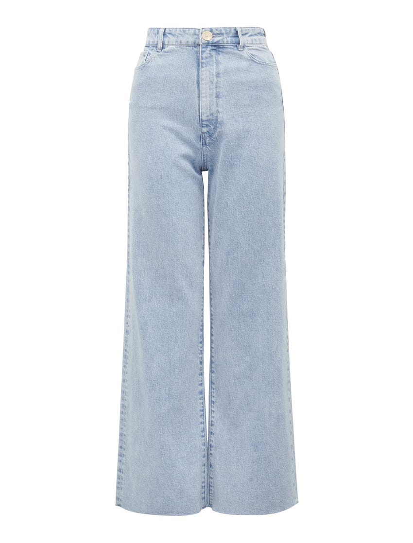 Gia High-Rise Wide-Leg Jeans