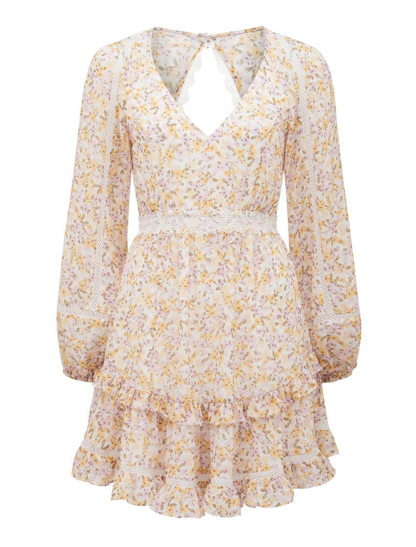 Jane Trim Splice Mini Dress