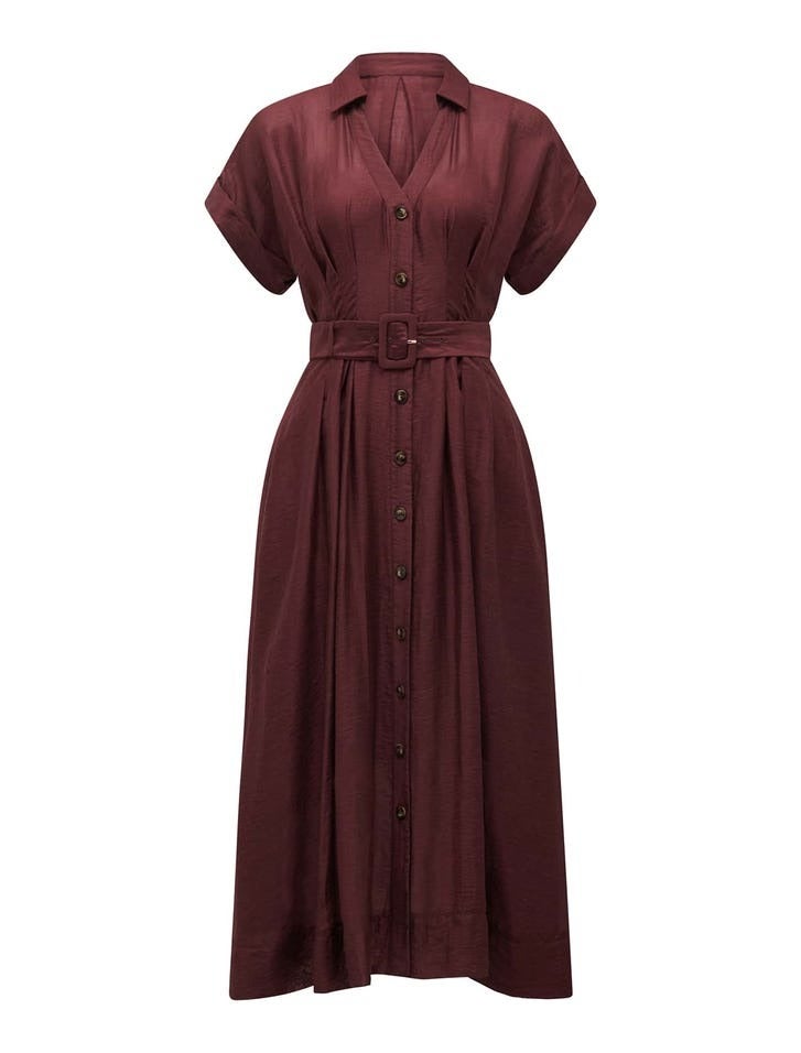 Judith Petite Shirt Dress | Women's Midi Dress
