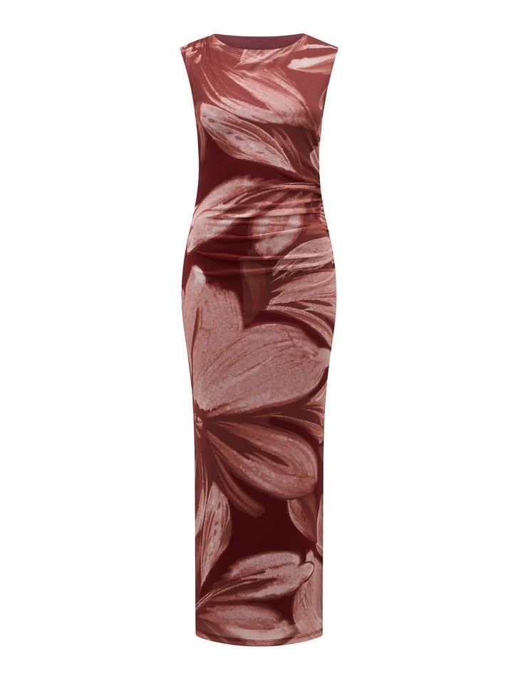 Ally Sleeveless Mesh Midi Dress | Women's Occasion Dress